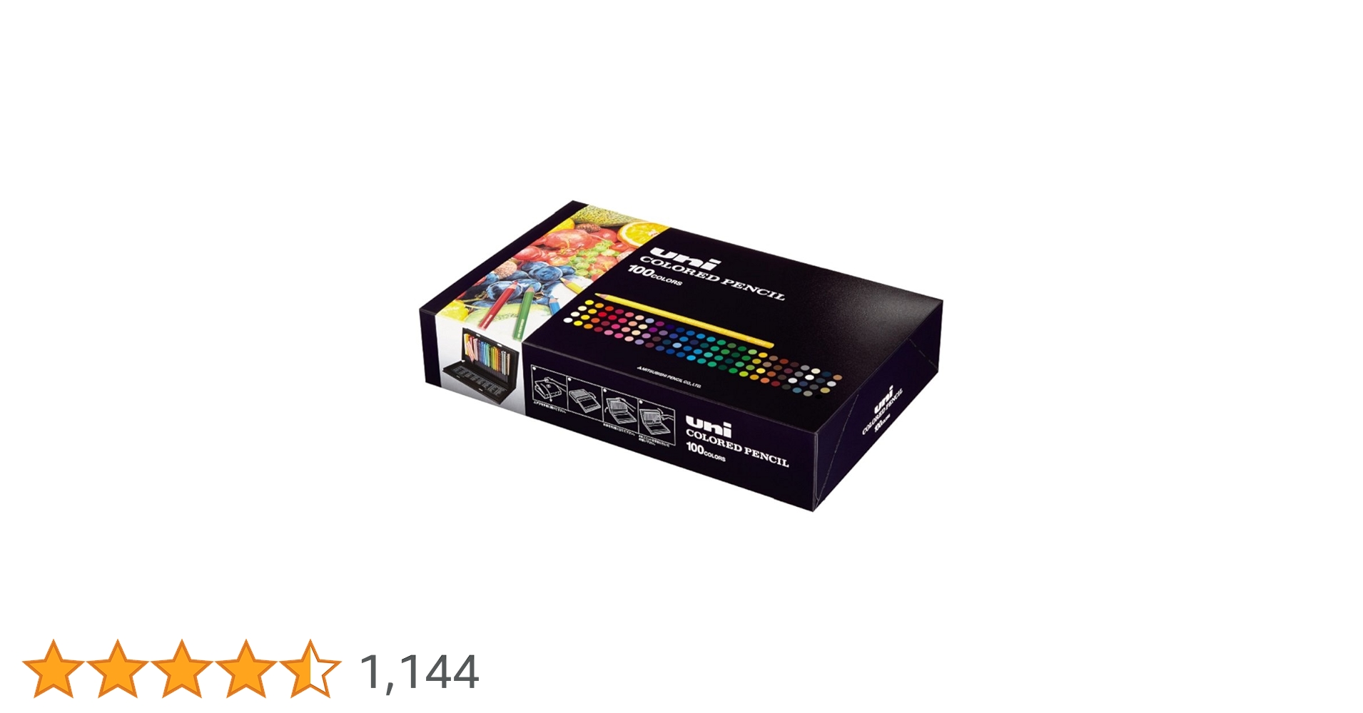 Amazon.co.jp: 三菱鉛筆 色鉛筆 ユニカラー 100色セット UC100CN2